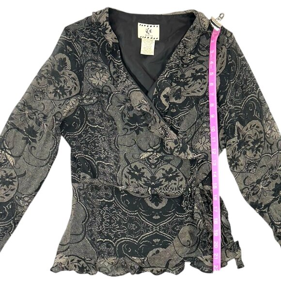 Vintage Y2K iCE Petite wrap blouse - Picture 11 of 11